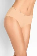 Majtki damskie - Figi damskie klasyczne beżowe z bawełny organicznej i włókna bambusowego Julia Marilyn - miniaturka - grafika 1