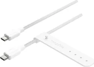Kable USB - mophie Chargestream USB-C to USB-C cable 3m White - miniaturka - grafika 1