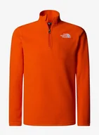 Bluzy sportowe męskie - Bluza dziecięca The North Face Glacier 1/4 Zip Pullover​ - tnf orange - miniaturka - grafika 1