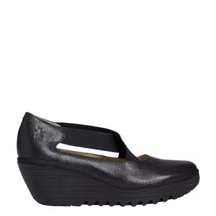 Czółenka Fly London YOLY 402 Mousse Black P501402000 - Czółenka - miniaturka - grafika 1
