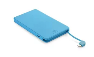 Power bank VIVID 4000mAh błękitny - Powerbanki - miniaturka - grafika 1