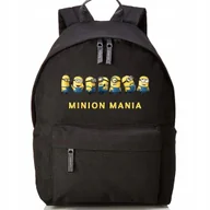 Torebki damskie - Plecak Szkolny Czarny Do Szkoły MINION MANIA Na Wycieczkę Filmy Bajki Wzory - miniaturka - grafika 1