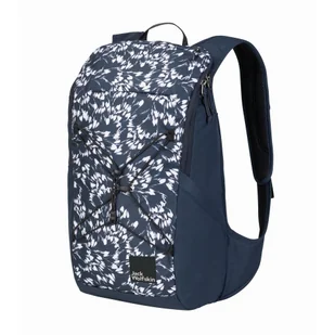 Damski plecak miejski Jack Wolfskin SOONECK LEAVES night blue - ONE SIZE - Torebki damskie - miniaturka - grafika 1