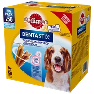 Suplementy i witaminy dla psów - Pedigree Dentastix, 112 Sztuk - Dla Średnich Psów, 2880 G - miniaturka - grafika 1