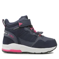 Buty dla dziewczynek - Sneakersy CMP Kids Hadil Leather Wp Urban Shoes 3Q84524 Granatowy - miniaturka - grafika 1