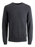 Dresy męskie - maglie uomo jack and jones 12208364 emil dark grey - miniaturka - grafika 1