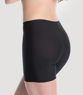 Komplety bielizny - Bermudy damskie bezszwowe wygłądzające COMFORT Julimex czarne  L - miniaturka - grafika 1