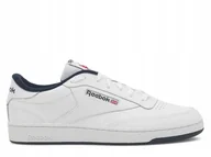 Buty sportowe męskie - Buty Męskie Reebok 100000156 Club C 85 Białe 42,5 - miniaturka - grafika 1
