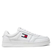 Sneakersy męskie - Sneakersy Tommy Jeans Tjm The Greenwich New Ess EM0EM01574 Biały - miniaturka - grafika 1