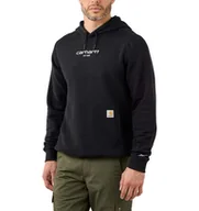 Bluzy męskie - Bluza Carhartt Force Lightweight Logo BLACK - miniaturka - grafika 1
