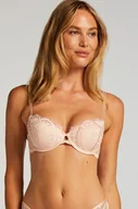 Biustonosze - Hunkemöller Biustonosz usztywniany z fiszbinami Jade Różowy - miniaturka - grafika 1