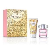 Zestawy perfum damskich - Versace Bright Crystal zestaw Edt 30 + 50ml Balsam dla kobiet - miniaturka - grafika 1