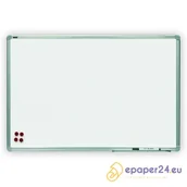 Tablice i flipcharty - TABLICA SUCHOŚC.-MAG. 180 X 90 CM CERAMICZNA W RAMIE OFFICEBOARD 2X3 MARKER GRATIS! - miniaturka - grafika 1