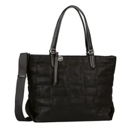 Torebki damskie - Gabor bags Wilka damska torba na ramię z zamkiem błyskawicznym, duża, czarna, czarny, l, Classic - miniaturka - grafika 1