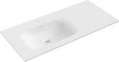 Umywalki - Mexen Vela umywalka wpuszczana w blat lewa 101 x 46,5 cm, biała mat - 25231001L - miniaturka - grafika 1
