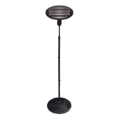 Nagrzewnice - Ogrzewacz ogrodowy wolnostojący PAVO Black - miniaturka - grafika 1
