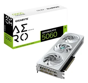 GIGABYTE GeForce RTX 5060 AERO OC 8G NVIDIA 8 GB GDDR7 GV-N5060AERO OC-8GD - Karty graficzne - miniaturka - grafika 1