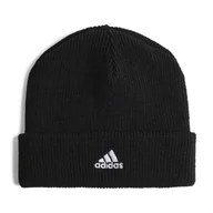 Czapki dla dzieci - Dziecięca Czapka zimowa ADIDAS LK BEANIE IY7841 – Czarny - miniaturka - grafika 1