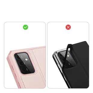 Dux Ducis Skin X kabura etui pokrowiec z klapką Samsung Galaxy A72 4G różowy - Etui i futerały do telefonów - miniaturka - grafika 9