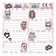 Szkolne artykuły papiernicze - Nalepki na zeszyty Best Friend (25szt) DERFORM - miniaturka - grafika 1