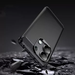 Etui XIAOMI REDMI NOTE 13 4G/LTE Tech-Protect TPU Carbon czarne - Etui i futerały do telefonów - miniaturka - grafika 4