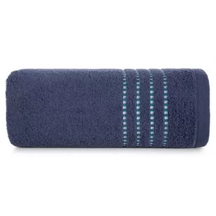 Ręcznik EUROFIRANY Filon Granatowy 50 x 90 cm - Ręczniki - miniaturka - grafika 1