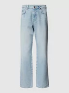 Spodnie męskie - Jeansy o kroju baggy fit z detalem z logo - miniaturka - grafika 1