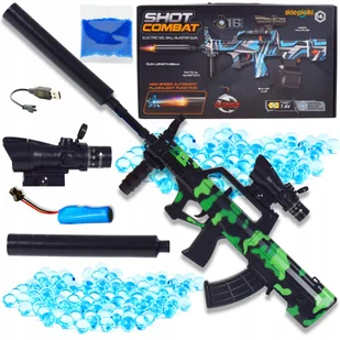 KARABIN AUTOMAT NA KULKI ŻELOWE PISTOLET DUŻA ZABAWKA 2TRYBY USB AKU ZESTAW - Zabawki militarne KARABIN AUTOMAT NA KULKI ŻELOWE PISTOLET DUŻA ZABAWKA 2TRYBY USB AKU ZESTAW - Zabawki militarne - miniaturka - grafika 1