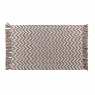 Dywany - Pleciony dywanik z frędzlami ALESSIA, 50 x 80 cm - miniaturka - grafika 1
