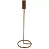 Świeczniki - H&S Decoration Wysoki świecznik w kolorze złotym 31 cm - miniaturka - grafika 1