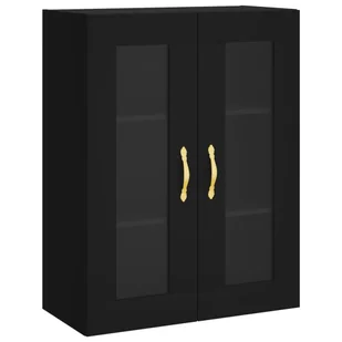 Witrynka, czarna, 69,5x34x180 cm, materiał drewnopochodny Lumarko! - Witryny Witrynka, czarna, 69,5x34x180 cm, materiał drewnopochodny Lumarko! - Witryny - miniaturka - grafika 6