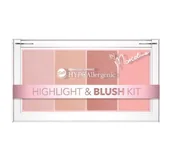 Rozświetlacze do twarzy i ciała - BELL Bell Hypoallergenic Highlight & Blush Kit Zestaw rozświetlaczy i różu 20g 837442 - miniaturka - grafika 1