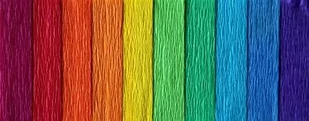 INTERDRUK Bibuła marszczona MIX Spectrum (10szt) - Szkolne artykuły papiernicze - miniaturka - grafika 1