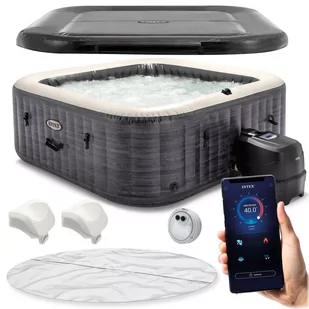 Spa dmuchane basen Intex 6os. Hydromasaż 28452 LED - Baseny ogrodowe - miniaturka - grafika 1