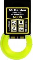 Akcesoria do kos i kosiarek - McGarden Żyłka do wykaszarki okrągła neon 3,0mm 15m MG-200-0130 MG-200-0130 - miniaturka - grafika 1