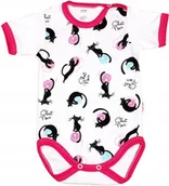 Body dla niemowląt - Body KRÓTKI rękaw 100% Bawełna KOTY KŁĘBKIr 56 KLEKLE - miniaturka - grafika 1