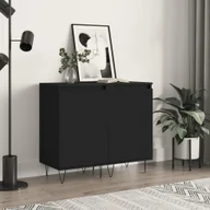 Szafki do salonu - Szafki, 2 szt., czarne, 40x35x70 cm, materiał drewnopochodny Lumarko! - miniaturka - grafika 1