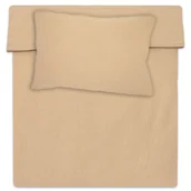 Pościel dla dzieci - Komplet pościeli dziecięcej 90 x 120 cm - Zestaw pościeli dla dzieci z poduszką i kołdrą 40x60 beżowy - miniaturka - grafika 1