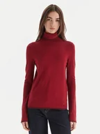 Swetry damskie - Liu Jo Golf MF5229 MS49I Bordowy Regular Fit - miniaturka - grafika 1