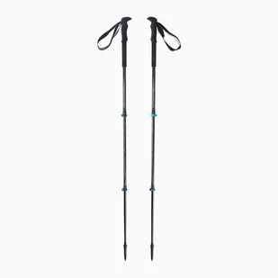 Komperdell Carbon C3 Pro Trekking Pole, black/blue 105-140cm 2021 Kijki 1752360-10 - Kije trekkingowe - miniaturka - grafika 1