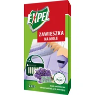 Zwalczanie i odstraszanie szkodników - Zawieszka na mole zapach lawendy 2 sztuki EXPEL - miniaturka - grafika 1