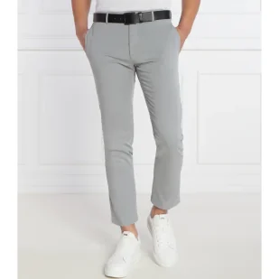 HUGO Spodnie chino David222D | Slim Fit - Spodnie męskie - miniaturka - grafika 1