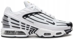 Buty Damskie Sportowe Lekkie Białe Nike Air Max Plus 3 Gs R. 38,5 - Buty sportowe damskie - miniaturka - grafika 1