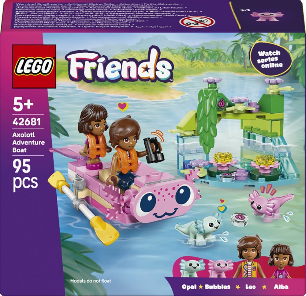 LEGO Friends Przygoda na aksolotlowej łodzi 42681