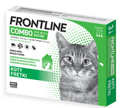 Artykuły przeciw pasożytom - Frontline FRONTLINE Combo Spot-On koty pipeta 3x0,5ml) x2 + Chusta gratis! 55545-uniw - miniaturka - grafika 1
