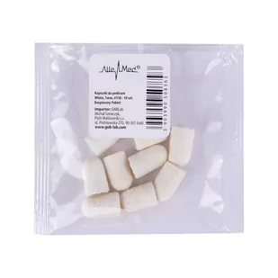 Allemed Kapturki do pedicure 7 mm gradacja 150 10 szt Fabric Podo AlleMed Biały White - Frezarki do paznokci Allemed Kapturki do pedicure 7 mm gradacja 150 10 szt Fabric Podo AlleMed Biały White - Frezarki do paznokci - miniaturka - grafika 1