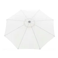 Parasole ogrodowe - Plandeka na parasol poliestrowy beżowy 300x300 cm - miniaturka - grafika 1