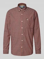 Koszule męskie - Koszula casualowa o kroju regular fit z kołnierzykiem typu button down - miniaturka - grafika 1