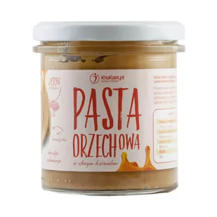 KruKam Pasta orzechowa ze słonym karmelem 300g - Słodkie kremy i masła - miniaturka - grafika 1