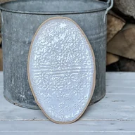 Tace i patery - Ceramiczna patera do serów z uchwytami - miniaturka - grafika 1